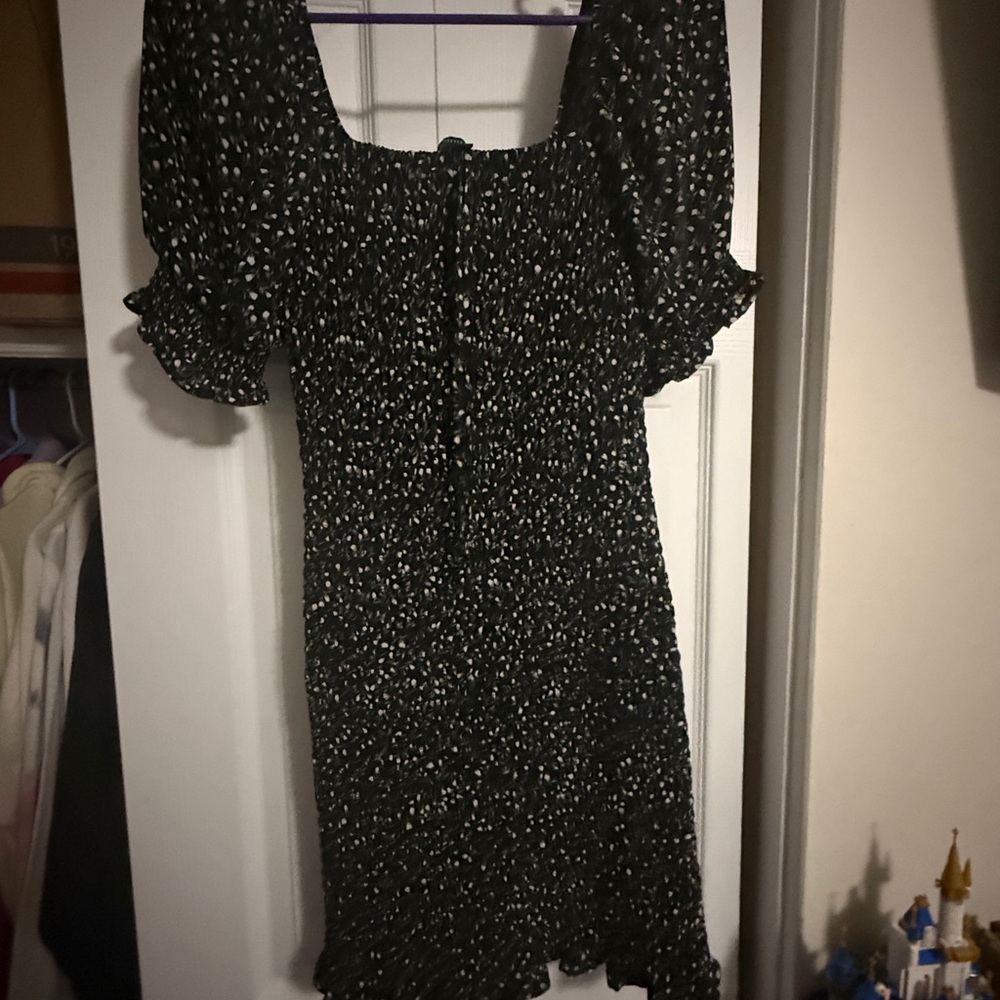 Forever 21 Black and White Midi Dress